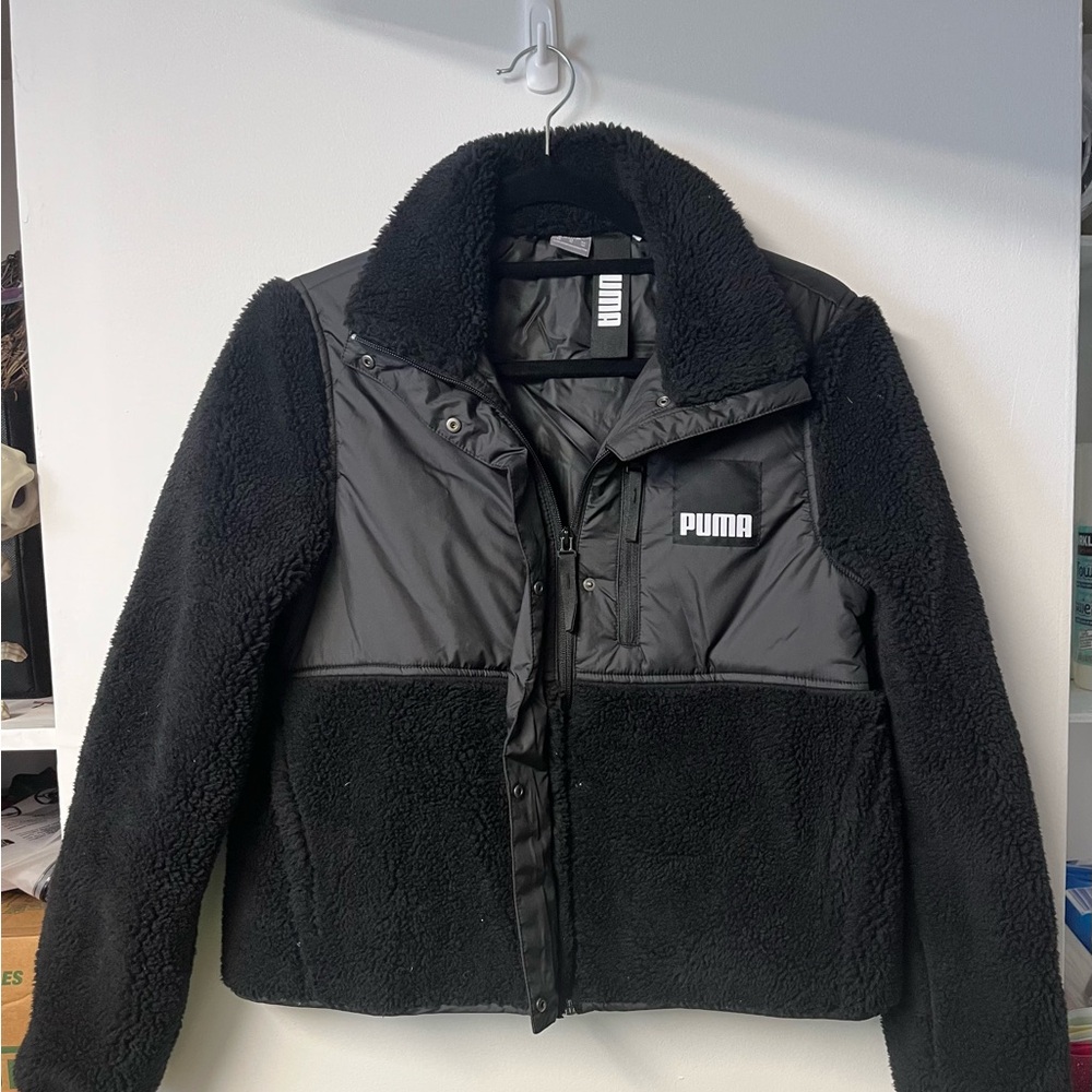 Puma Black Fleece Jacket